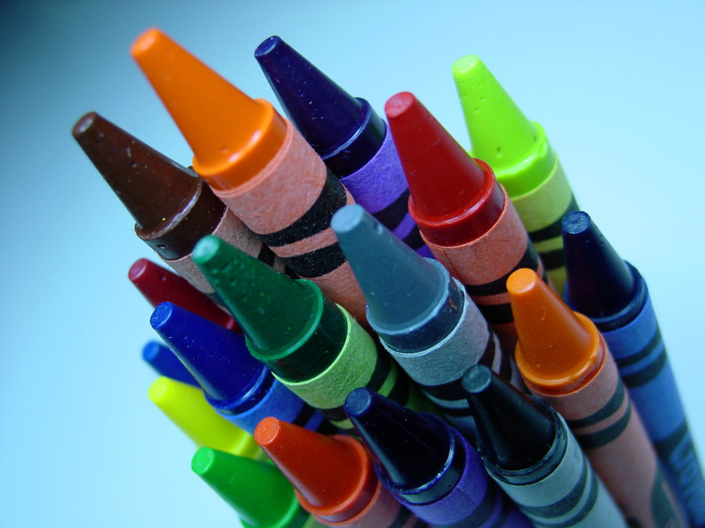 I still love the smell of new crayons! 